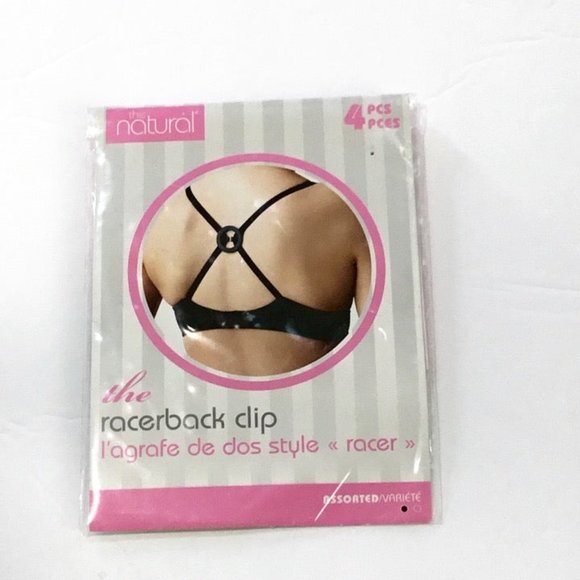 The Natural Racer Back Clips 4pc Pack - Picture 2 of 6